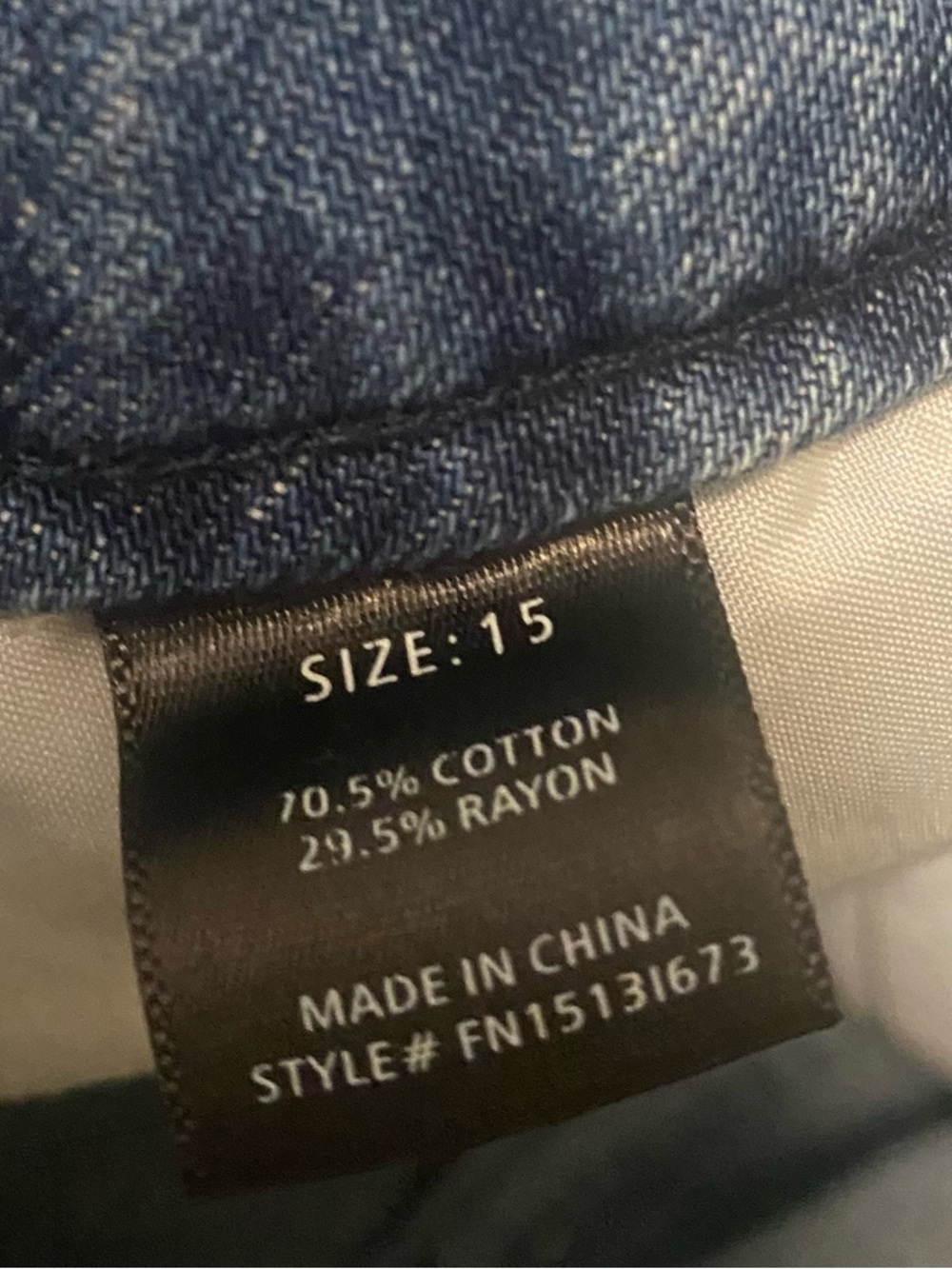 Fashion Nova Cargo Jeans size 15 (XL Junior) - Picture 10 of 11